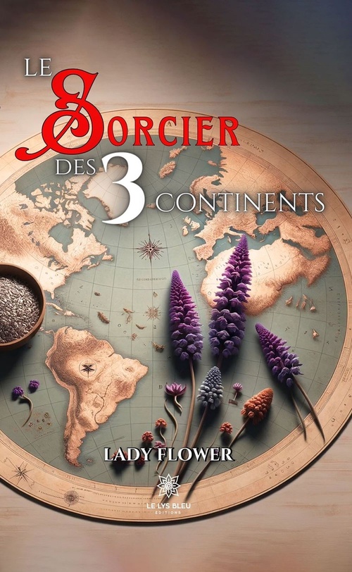 Couverture ebook de Le sorcier des 3 continents, de Lady Flower