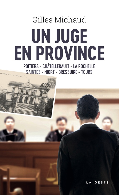 Couverture ebook de Un juge en province, de Gilles Michaud