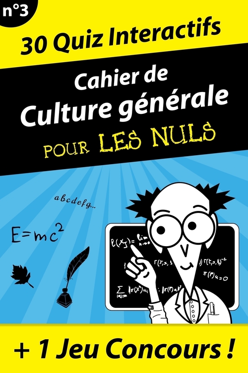Couverture ebook de Grand cahier de culture générale pour les nuls n01, de Jean-Joseph Julaud