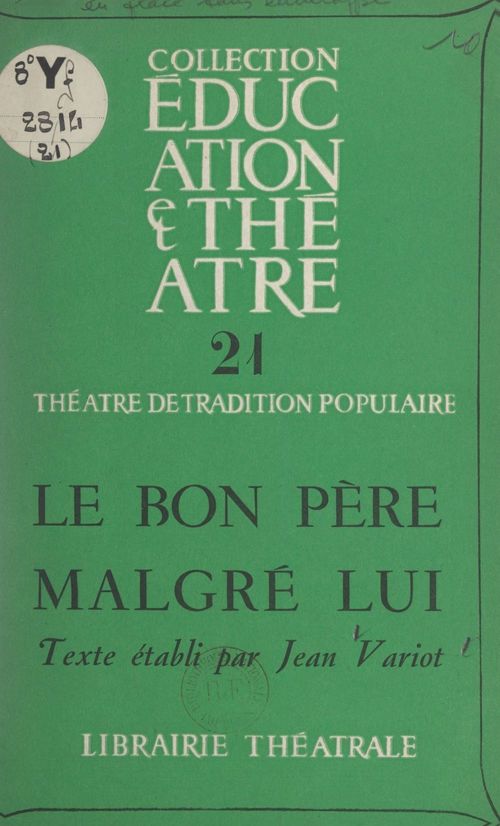Couverture ebook de Le bon père malgré lui, de Jean Variot