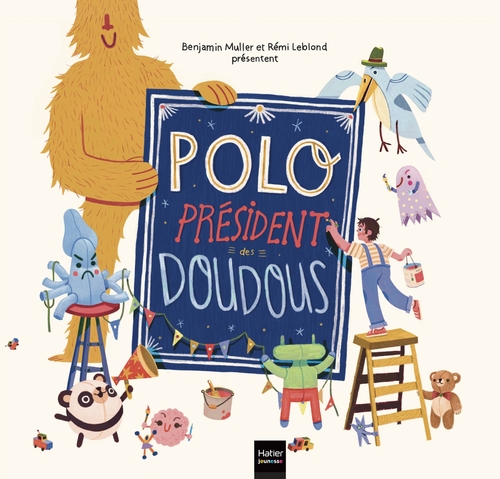 Couverture ebook de Polo, président des doudous, de Benjamin Muller