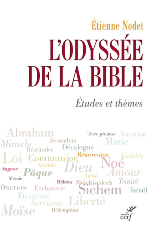Couverture ebook de L'ODYSSÉE DE LA BIBLE, de Nodet Etienne