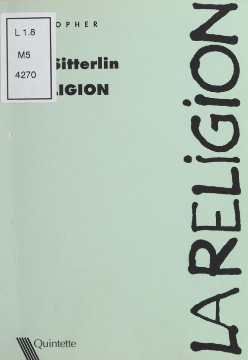 Couverture ebook de La religion, de Rene Sitterlin