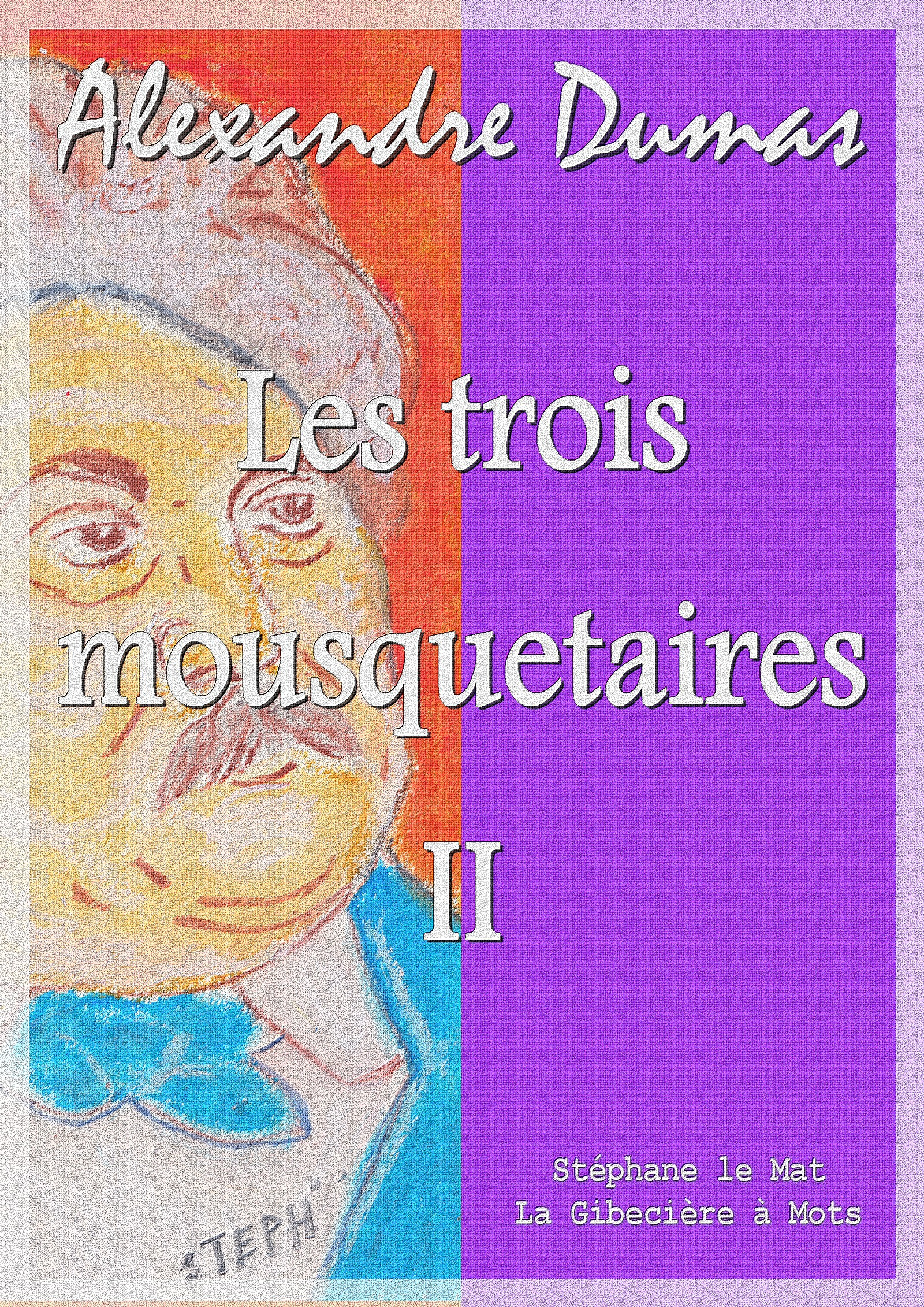 ebook cover of Les trois mousquetaires, by Alexandre Dumas