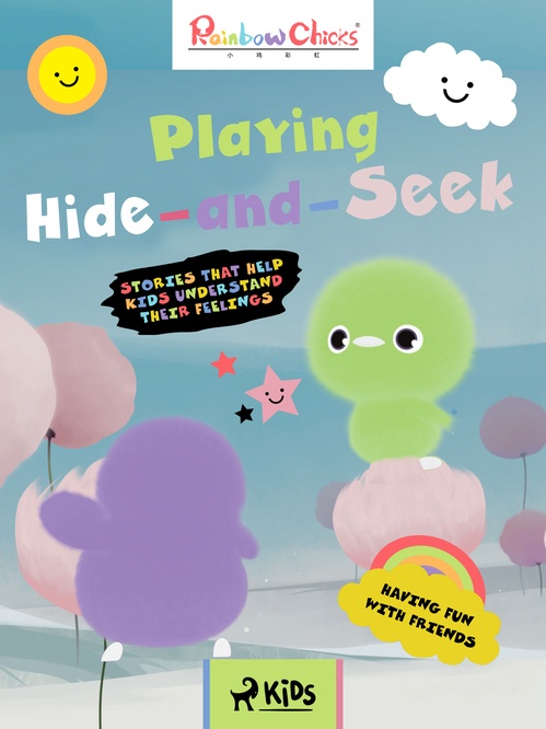 Couverture ebook de Rainbow Chicks - Having Fun with Friends - Playing Hide-and-Seek, de Tthunder Animation