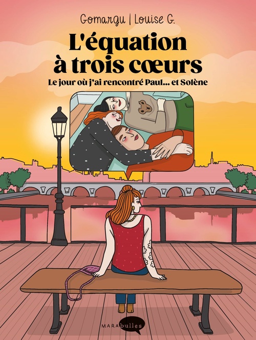 Couverture ebook de L'équation à trois coeurs, de Louise Giovannangeli