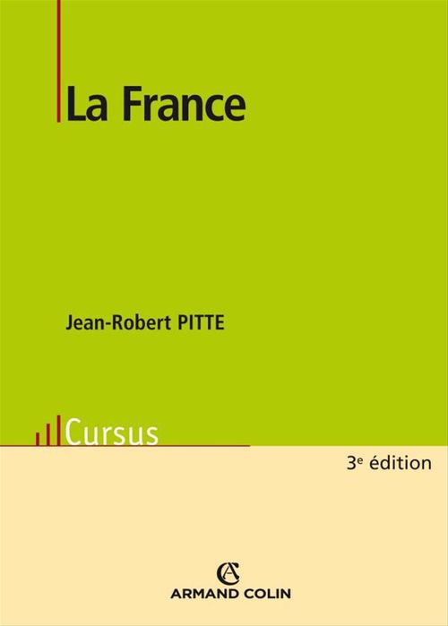 Couverture ebook de La France, de Jean-Robert Pitte