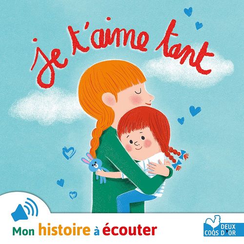 audiobook cover of Je t'aime tant, by Caroline Pellissier, Virginie Aladjidi