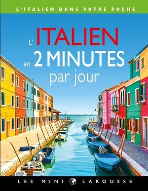 Couverture ebook de L'italien en 2 minutes par jour, de Collectif
