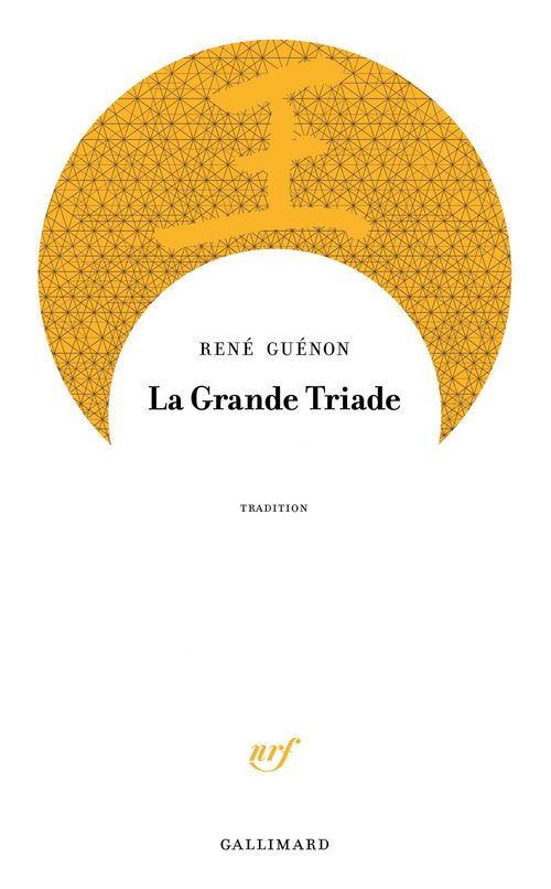 Couverture ebook de La Grande Triade, de René Guénon