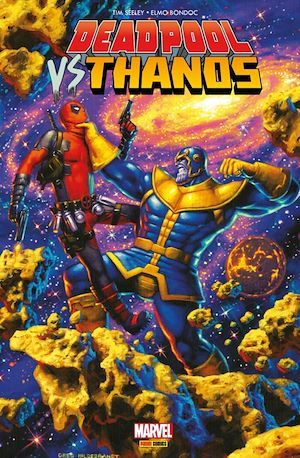 ebook cover of Deadpool vs Thanos, by Tim Seeley, Elmo Bondoc