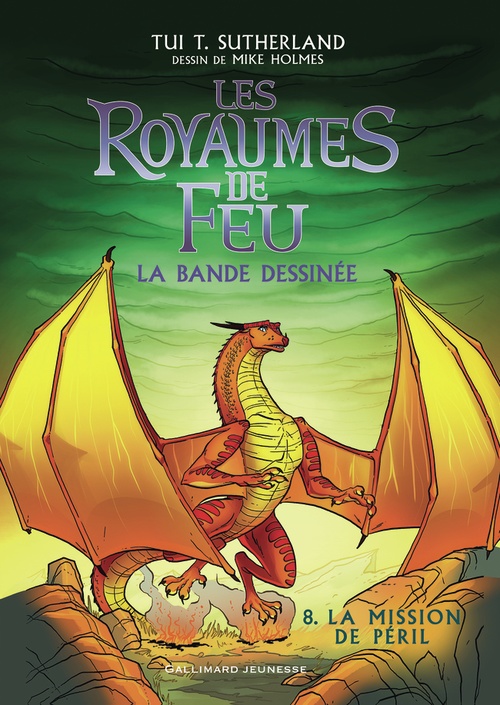 ebook cover of Les Royaumes de feu. La bande dessinée (Tome 8) - La Mission de Péril, by Tui T. Sutherland