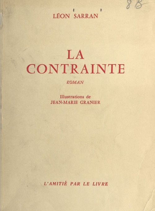 ebook cover of La contrainte, by Leon Sarran