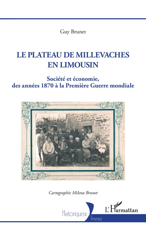 Couverture ebook de Le plateau de Millevaches en Limousin, de Guy Brunet
