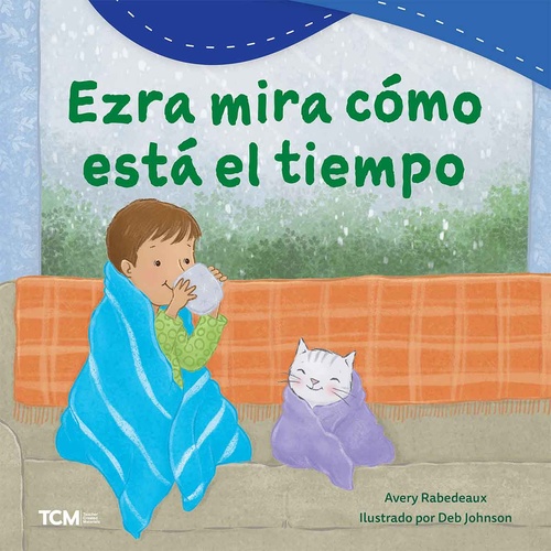 ebook cover of Ezra mira cómo está el tiempo, by Avery Rabedeaux