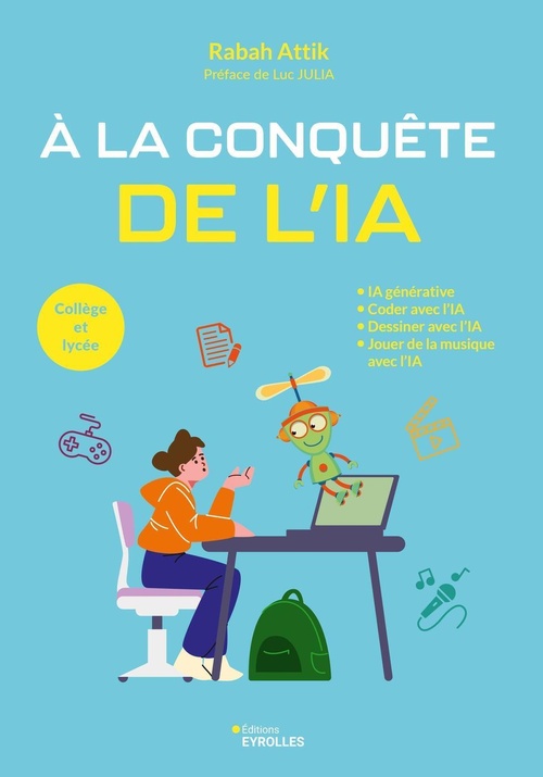 ebook cover of À la conquête de l'IA, by Rabah Attik