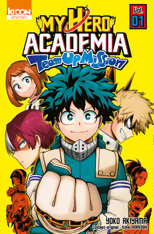 ebook cover of My Hero Academia Team-up Mission T01, by Kohei Horikoshi, Yoko Akiyama
