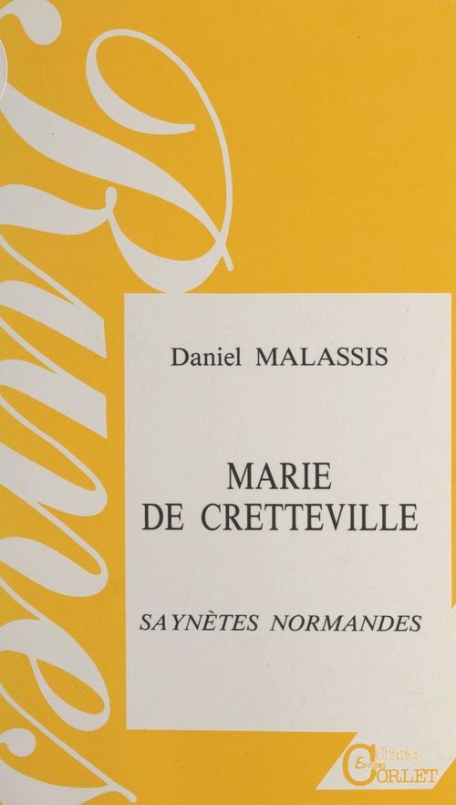 ebook cover of Marie de Cretteville : saynètes normandes, by Louis Malassis