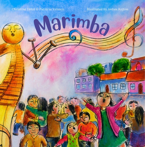 Couverture ebook de Marimba, de Christine Hélot, Patricia Velasco