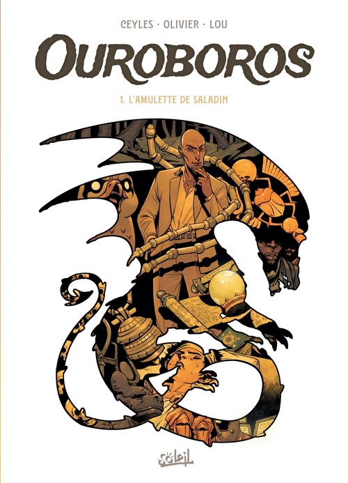 Couverture ebook de Ouroboros T01 - L'Amulette de Saladin, de Ceyles
