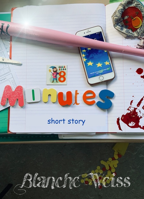 Couverture ebook de 8 MINUTES, de Blanche Weiss