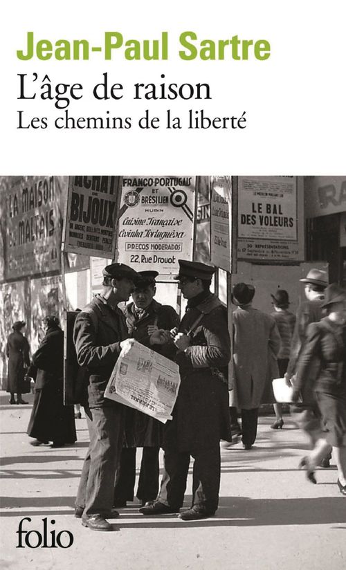 ebook cover of Les chemins de la liberté (Tome 1) - L'âge de raison, by Jean-Paul Sartre