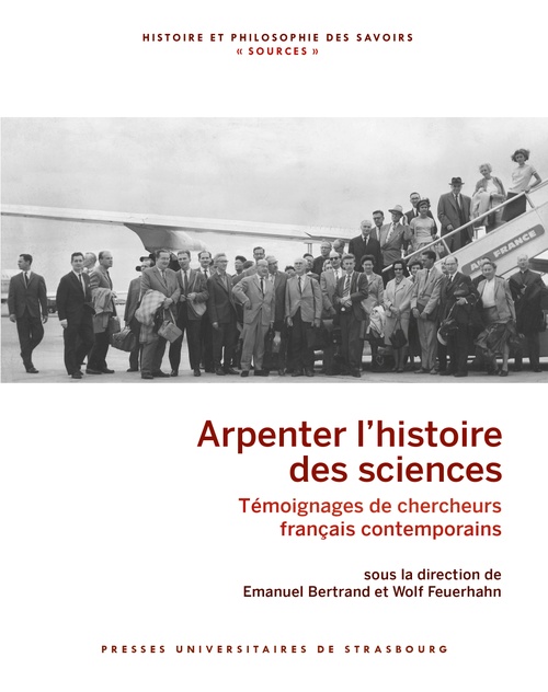Couverture ebook de Arpenter l'histoire des sciences, de