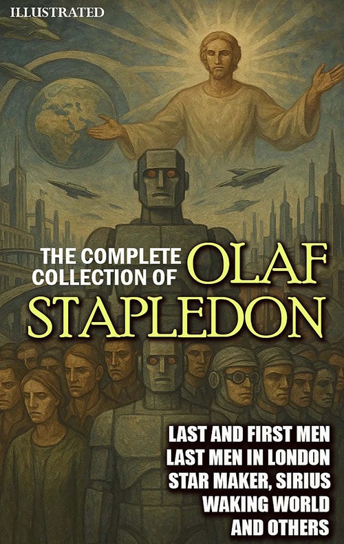 ebook cover of The Complete Collection of Olaf Stapledon. Illustrated, by Olaf Stapledon