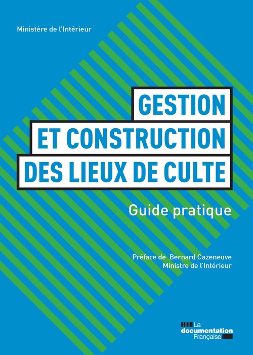 Couverture ebook de Gestion et construction des lieux de culte, de Ministere De L'Inter
