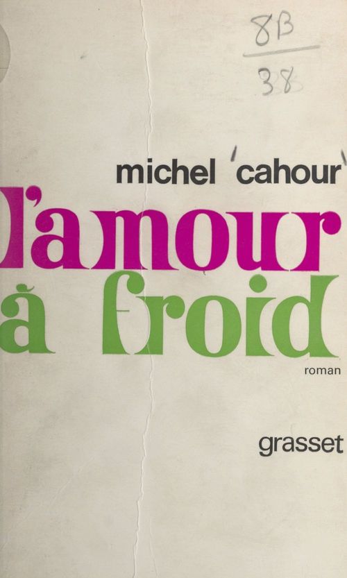 Couverture ebook de L'amour à froid, de Michel Cahour