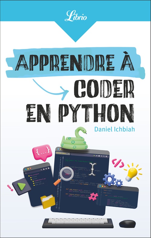 ebook cover of Apprendre à coder en Python, by Daniel Ichbiah
