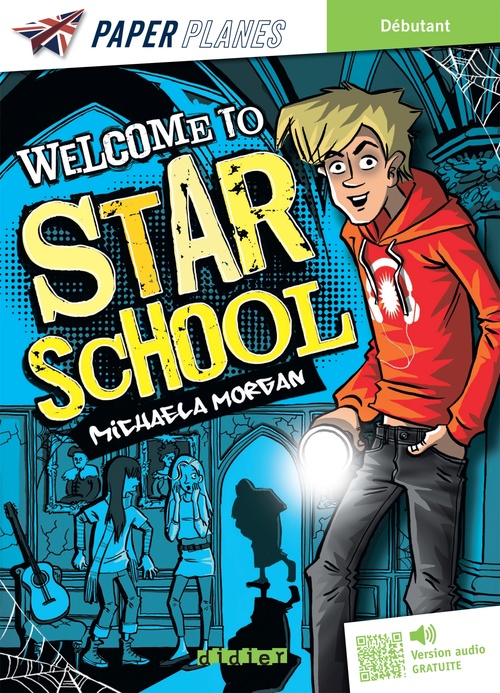Couverture ebook de Welcome to Star School - Livre + mp3, de Michaela Morgan