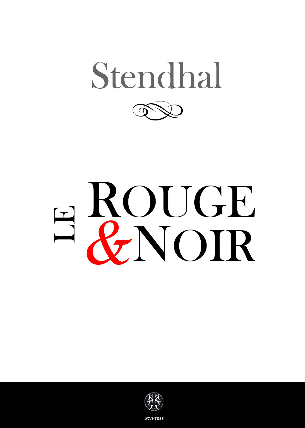 ebook cover of Le Rouge et le Noir, by Stendhal