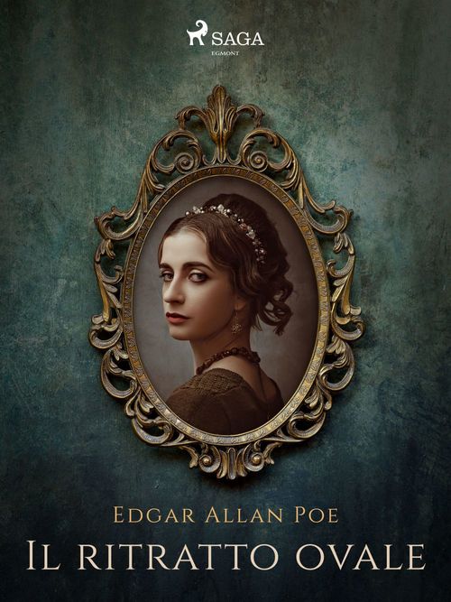 ebook cover of Il ritratto ovale, by Edgar Allan Poe