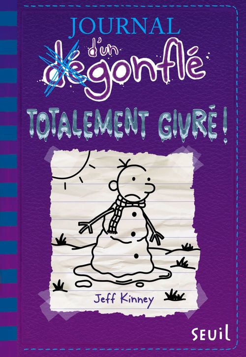 Couverture ebook de Totalement givré. Journal d'un dégonflé, tome 13, de Jeff Kinney