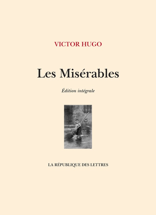 ebook cover of Les Misérables, by Victor Hugo