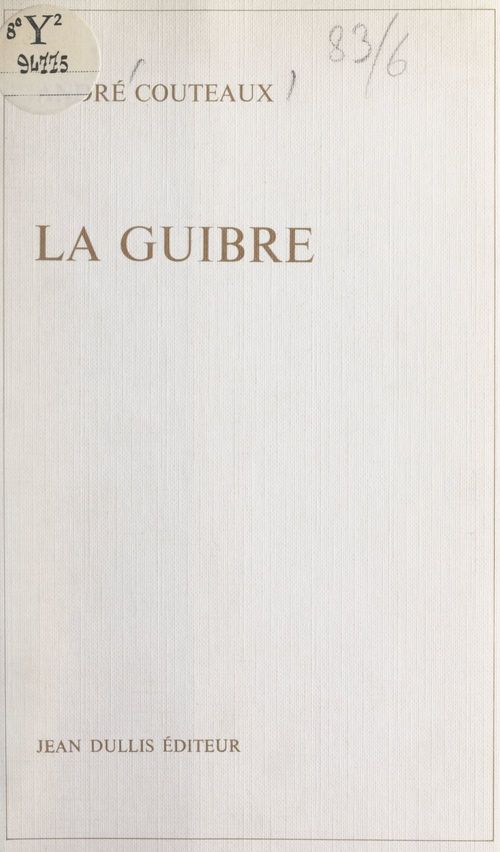 Couverture ebook de La Guibre, de André Coûteaux