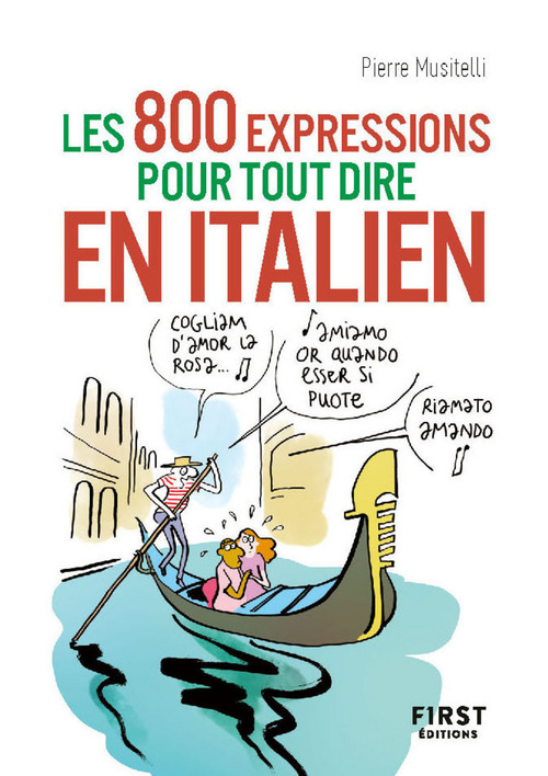 Couverture ebook de Petit livre - 800 expressions pour tout dire en italien, de Pierre Musitelli