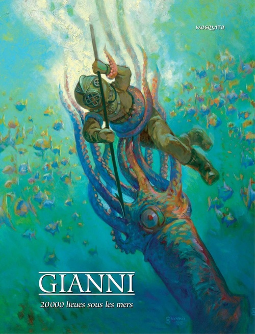 Couverture ebook de 20.000 Lieues sous les mers, de Gary Gianni