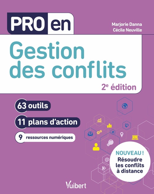 Couverture ebook de Pro en Gestion des conflits, de Marjorie Danna, Cécile Neuville