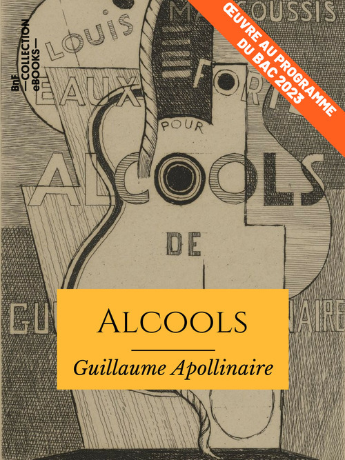 ebook cover of Alcools, by Guillaume Apollinaire