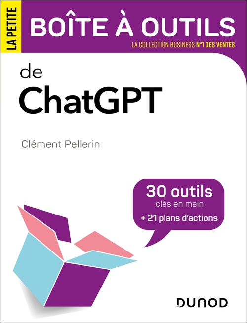 ebook cover of La petite boîte à outils de ChatGPT, by Clément Pellerin