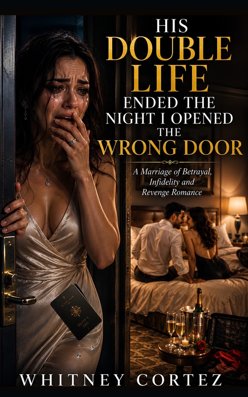 Couverture ebook de His Double Life Ended The Night I Opened The Wrong Door, de Whitney Cortez