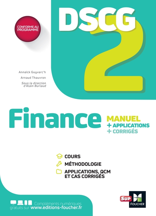 ebook cover of DSCG 2 - Finance - Manuel et applications, by Alain Burlaud, Annaïck Guyvarc'h, Arnaud Thauvron