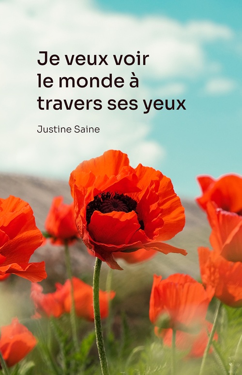 Couverture ebook de Je veux voir le monde à travers ses yeux, de Justine Saine