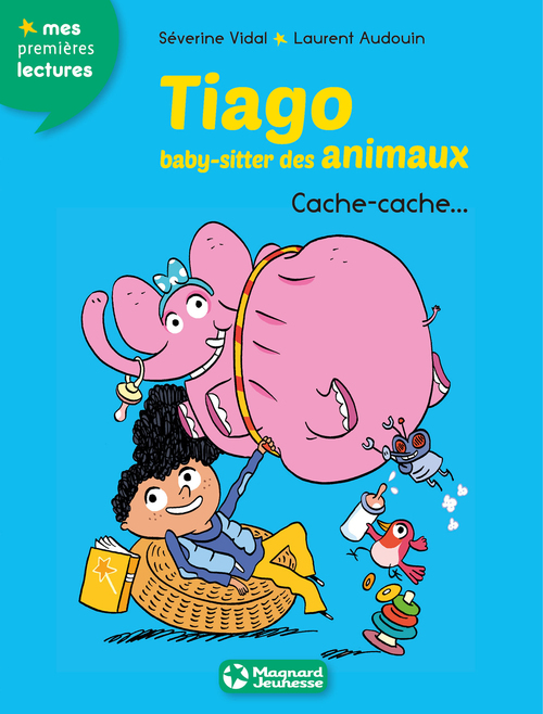 Couverture ebook de Tiago, baby-sitter des animaux 3 - Cache-cache..., de Séverine Vidal
