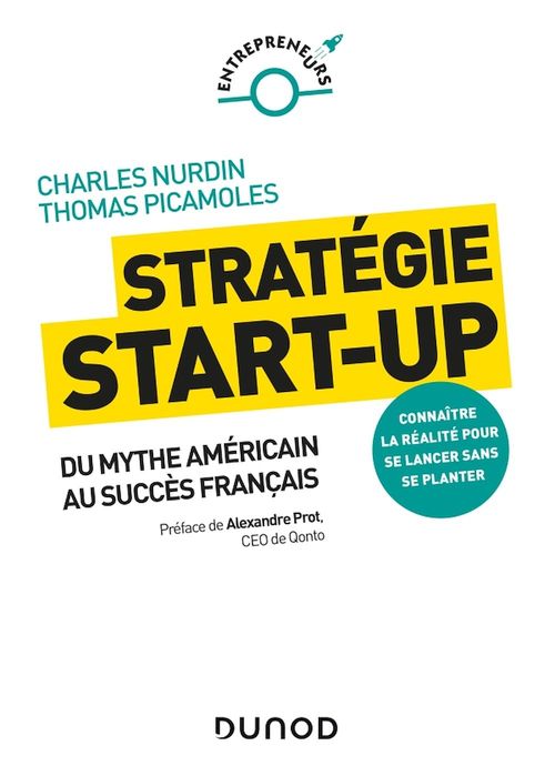 Couverture ebook de Stratégie start-up, de Charles Nurdin, Thomas Picamoles