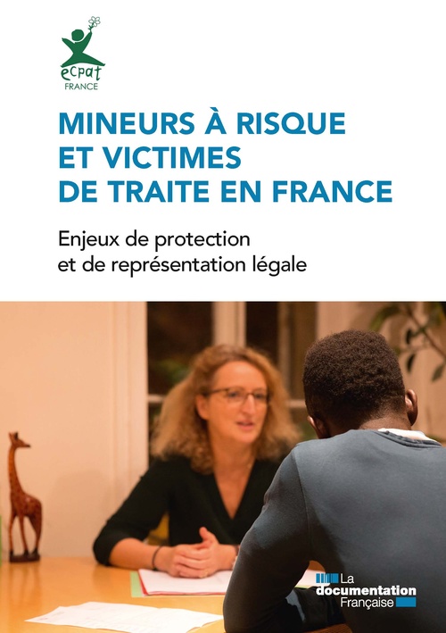 Couverture ebook de Mineurs à risque et victimes de traite en France, de La Documentation française