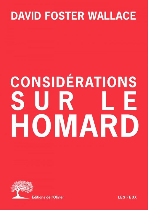 ebook cover of Considérations sur le homard, by David foster Wallace