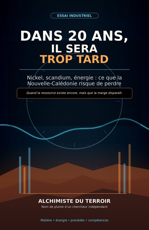 Couverture ebook de Dans 20 ans, il sera trop tard, de Alchimiste Du Terroir